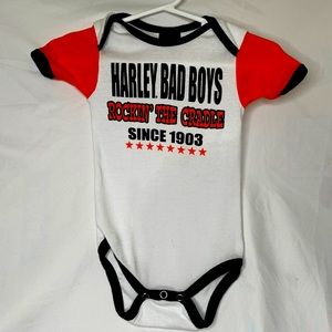 Harley Davidson Baby Onesie 3-6 months